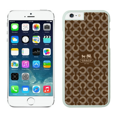 Coach Logo Monogram Brown iPhone 6 Cases EZO | Women